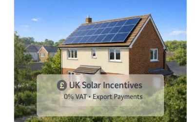 Solar Incentives UK | 0% VAT and Export Payments Explained