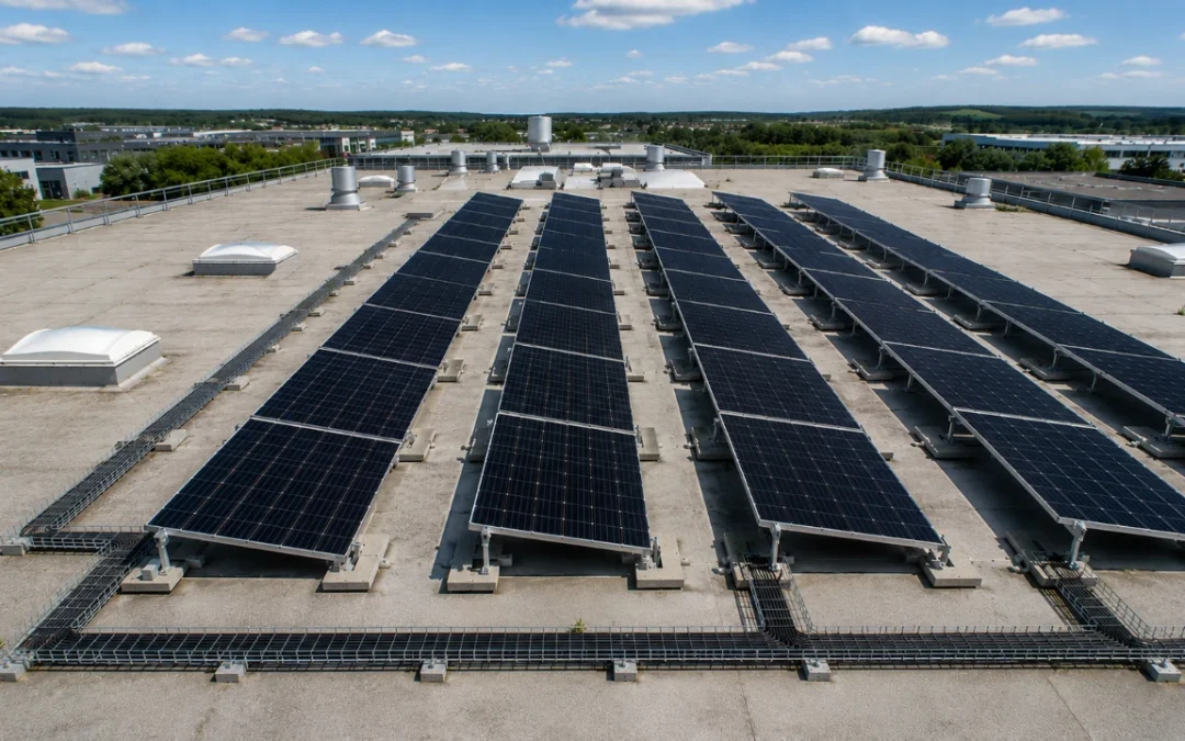 Can Solar Panels Be Installed on a Commercial Flat Roof?