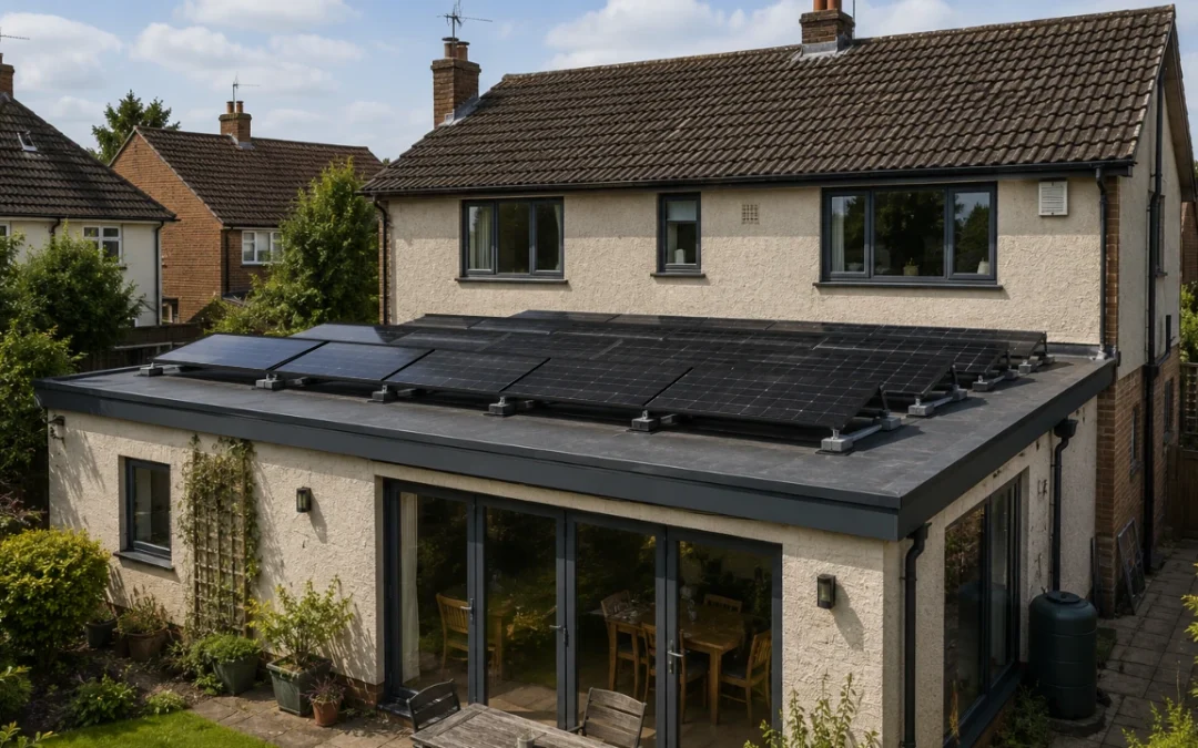 Can Solar Panels Be Installed on a Domestic Flat Roof?